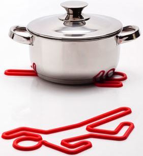 Crime Scene Pot Trivet