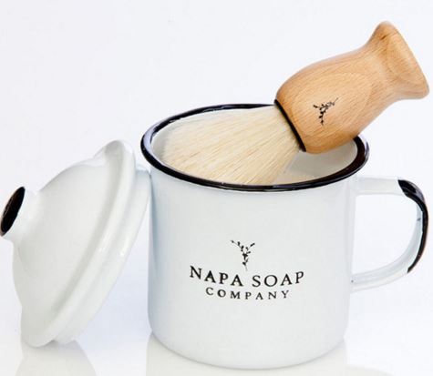 Eco-Friendly Napa Soap Enamel Shaving Gift Set