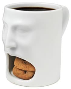 Face Cookie Mug ($18) Face Cookie Mug