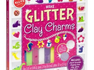 Glitter Clay Charms Craft Kit