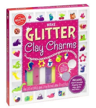 Glitter Clay Charms Craft Kit