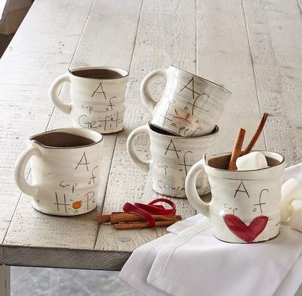 Handmade A Cup of Sentiment Mugs