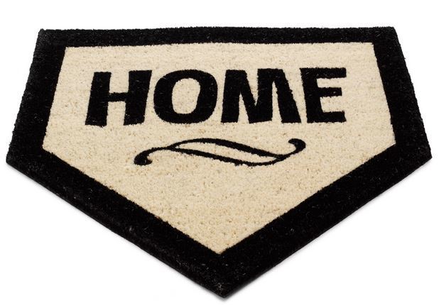 Home Plate Doormat ($22) Home Plate Doormat