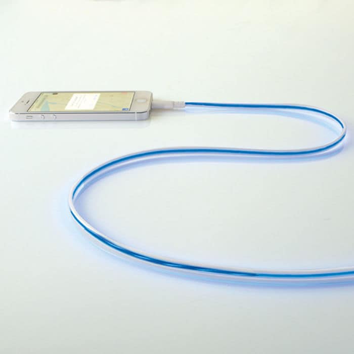 Illuminated Charging Cable with Lightning Connector