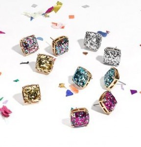 Kate Spade Glitter Stud Earrings