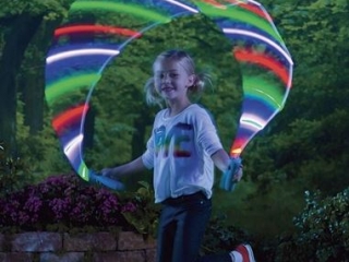 Kinetic-Powered LED Sparkler Jump Rope