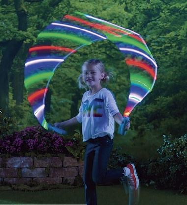 Kinetic-Powered LED Sparkler Jump Rope