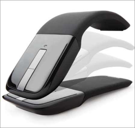 Microsoft Arc Touch Mouse ($37) |Curves for a Perfect Fit and Flattens for Storage Microsoft Arc Touch Mouse