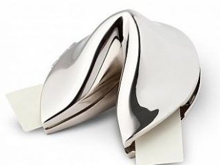 Personalized Metal Fortune Cookie