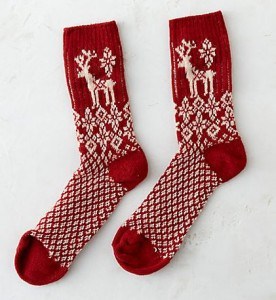 Reindeer Socks