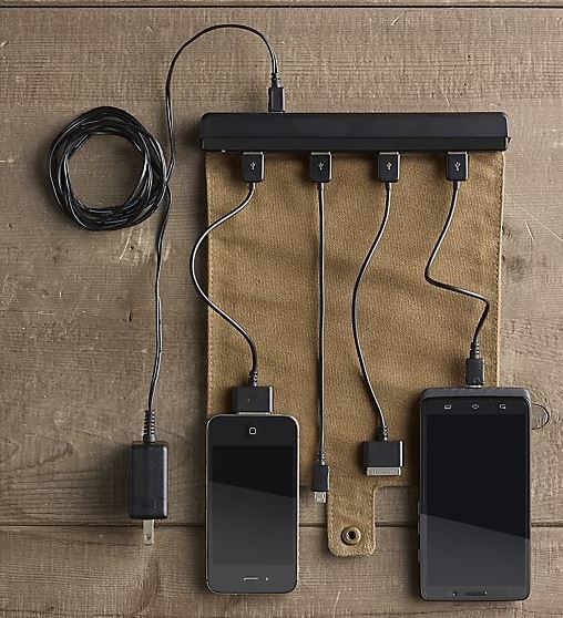 Roll-Up Travel Charger ($42) Roll-Up Travel Charger