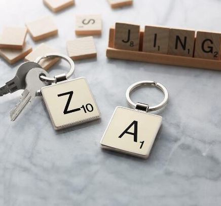 Scrabble King Keyring