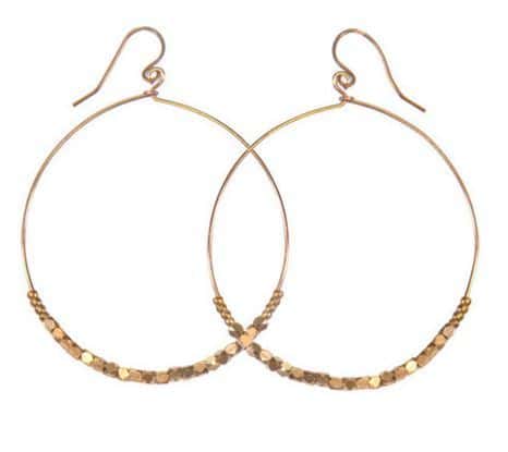 Shimmer Hoop Earrings