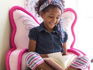 Sparkle Fairy Wings Lounge Pillow