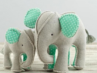 Unforgettable Elephants ($29, set of two) Unforgettable Elephants