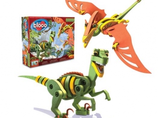 Velociraptor & Pterosaur Building Set