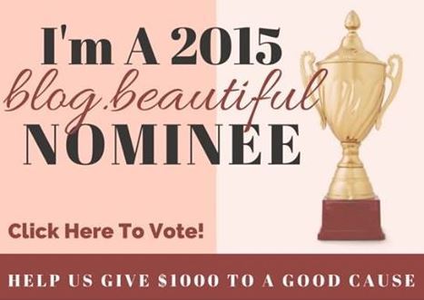 The 2015 Blogelina blog.beautiful Award | Win Money for Charity