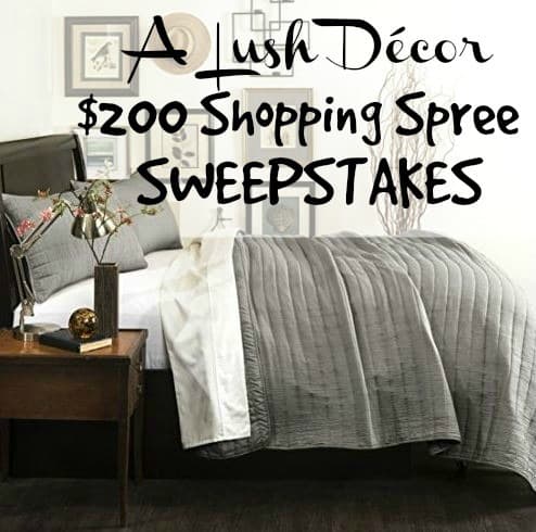 Lush Decor Shopping Spree Sweepstakes | The Mindful Shopper
