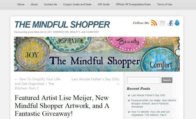 The Mindful Shopper April 2013