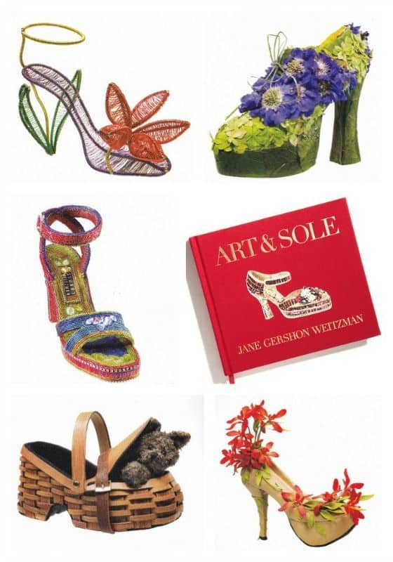 Art & Sole is gorgeous art book with gilded edges and a red cloth cover, the perfect gift for any shoe lover, fashionista, or art enthusiast. 