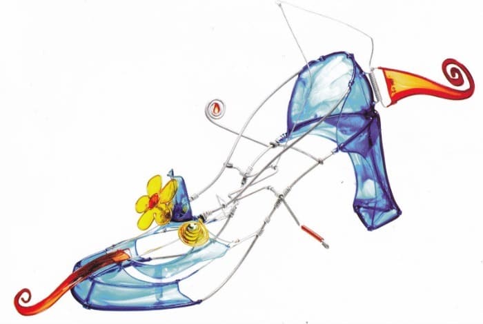 Automata V Fantasy Shoe by Artist Douglas Wilson
