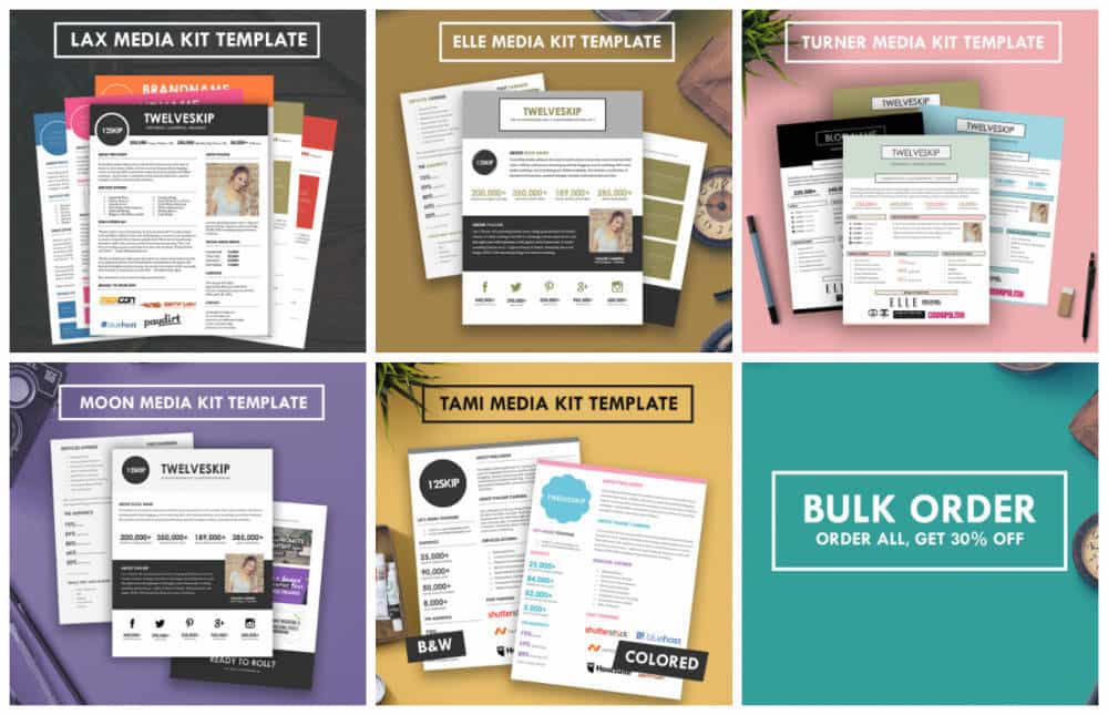 Easily Create an Amazing Blog Medi Kit with HIP Media Kit Templates