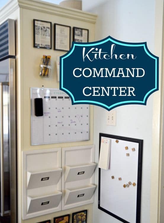 Kitchen Command Center from Ciburbanity | Create The Perfect Kitchen Family Command Center