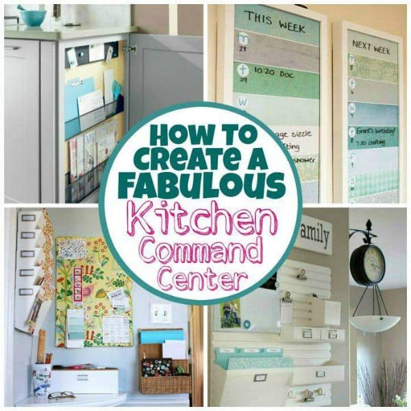 How To Create A Fabulous Kitchen Command Center | The Mindful Shopper