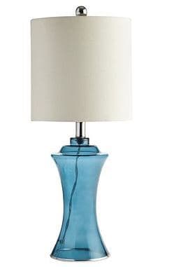Blue Sea Glass Lamp