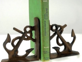 Cast Iron Anchor Bookends