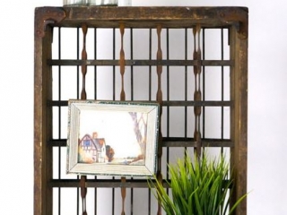 Rustic Wood Crate Storage Bin by Pink Elephants Retro