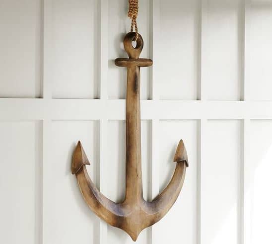 Wooden Anchor Wall Art